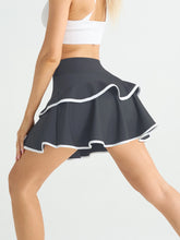 Load image into Gallery viewer, High Waist Color Block Skort