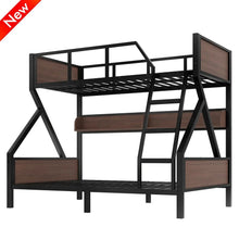 Load image into Gallery viewer, Duty Metal Twin Over Full Bunk Bed
