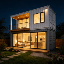 Load image into Gallery viewer, Modern Prefabricated Cabin Foldable Container House with Bathroom and Kitchen Ready