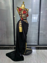 Load image into Gallery viewer, Mesh See Through Top Skirt Long Gloves Set