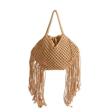 Load image into Gallery viewer, Woven Tassel  Shoulder Bag