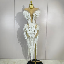 Load image into Gallery viewer, Pearl Transparent Mesh Long Dress