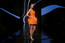 Load image into Gallery viewer, Strapless 3d Flora Cocktail Party Dress