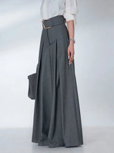 Load image into Gallery viewer, Gray Wide Leg Trousers