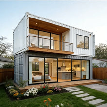 Load image into Gallery viewer, Modern Prefabricated Cabin Foldable Container House with Bathroom and Kitchen Ready