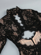 Load image into Gallery viewer, Lace Cut Out Design Long Dress