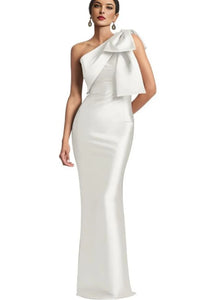 Elegant One Shoulder Mermaid Prom Dress