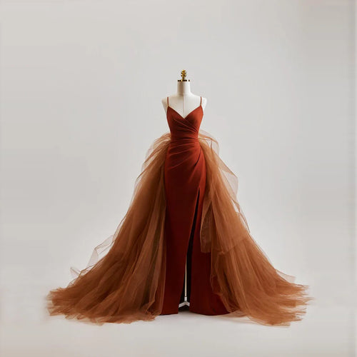 Elegant Tulle Overlay Skirt