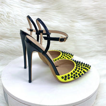 Load image into Gallery viewer, Zahara Crystal Pointed Heels