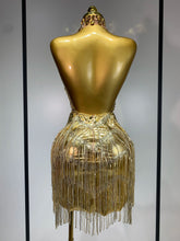Load image into Gallery viewer, Tassels Transparent Short Dress