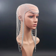 Load image into Gallery viewer, Luxury Punk Head Chain Hair