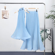 Load image into Gallery viewer, Elegant Ruffles Hem Tops Skirt Suit
