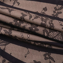 Load image into Gallery viewer, Black Lace Print Strapless Corset Mini Dress