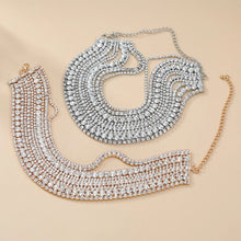 Load image into Gallery viewer, Luxury Multilayers Crystal Choker