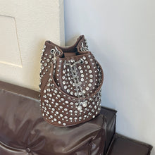 Load image into Gallery viewer, Studded Bucket Bag