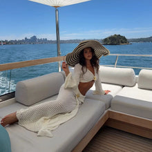 Load image into Gallery viewer, New Soild 3 Pcs Bikini With Cover Up Set