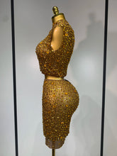 Load image into Gallery viewer, Luxury Rhinestone Mesh See Through