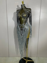 Load image into Gallery viewer, Tassel Mesh Transparent Dress