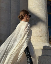 Load image into Gallery viewer, Solid White Ruffle Maxi Dress