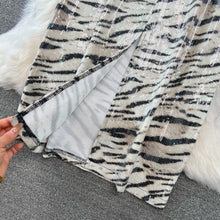 Load image into Gallery viewer, Leopard Print PU Leather Skirt
