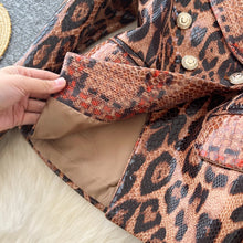 Load image into Gallery viewer, Leopard Vintage Blazer