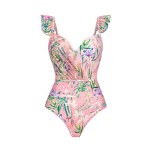 Load image into Gallery viewer, One Piece Swimsuit And Cover Up