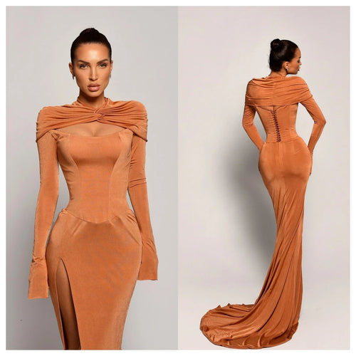 Velvet Evening Dress