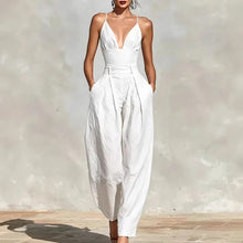 Load image into Gallery viewer, Overalls Backless With Pockets Jumpsuit