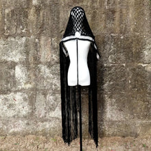 Load image into Gallery viewer, Retro Crochet Hollow Out Knitted Long Tassel Cover Up