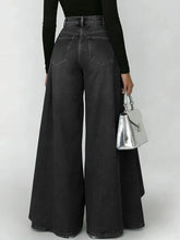 Load image into Gallery viewer, High Waist Casual Wide Leg Jeans