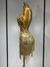 Load image into Gallery viewer, Tassels Transparent Short Dress