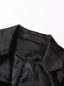 Sequins Black Blazer