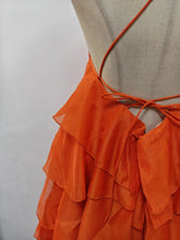 Load image into Gallery viewer, Solid Spliced Ruffles Elegant Dress