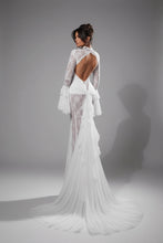 Load image into Gallery viewer, Transparent Lace Evening Dress