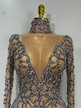 Load image into Gallery viewer, Shining Diamond Tassel Bodysuit