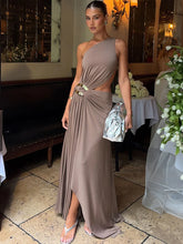 Load image into Gallery viewer, Weird Puss Metal Buckle Dress