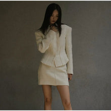 Load image into Gallery viewer, Vintage White Stand Collar Set