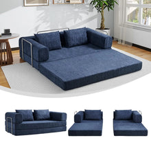 Load image into Gallery viewer, 5-in-1 Convertible Folding Sofa Bed