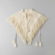 Load image into Gallery viewer, Embroidered Fringe Cape