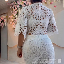 Load image into Gallery viewer, Lace Hollow Out Set