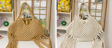 Load image into Gallery viewer, Woven Tassel  Shoulder Bag