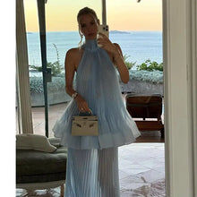 Load image into Gallery viewer, Elegant Ruffles Hem Tops Skirt Suit