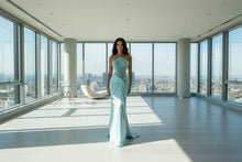 Load image into Gallery viewer, Strapless Mermaid Prom Dress