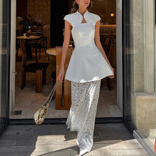 Load image into Gallery viewer, Lace Bodycon Maxi Skirt Set