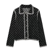 Load image into Gallery viewer, Elegant Tweed Jackets Mini Skirt Set