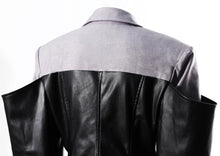 Load image into Gallery viewer, Fashion PU Leather Patchwork Blazer