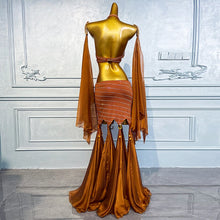 Load image into Gallery viewer, Customized Luxury Rhinestone High-end Satin Set