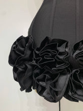 Load image into Gallery viewer, Strapless Flower Prom Gown Mini Dress