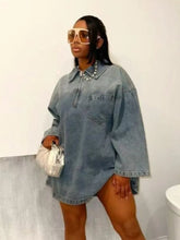 Load image into Gallery viewer, Blue Denim Dress