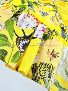 Yellow Flower Print